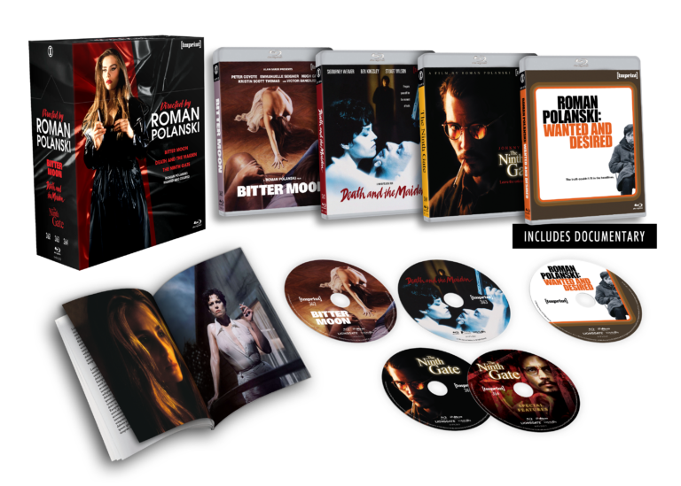 "DIRECTED BY ROMAN POLANSKI (IMPRINT COLLECTION #362 - #364) - BLU-RAY (BITTER MOON (1992) / DEATH AND THE MAIDEN (1994) / THE NINTH GATE (1999) / ROMAN POLANSKI: WANTED AND DESIRED (2008))"