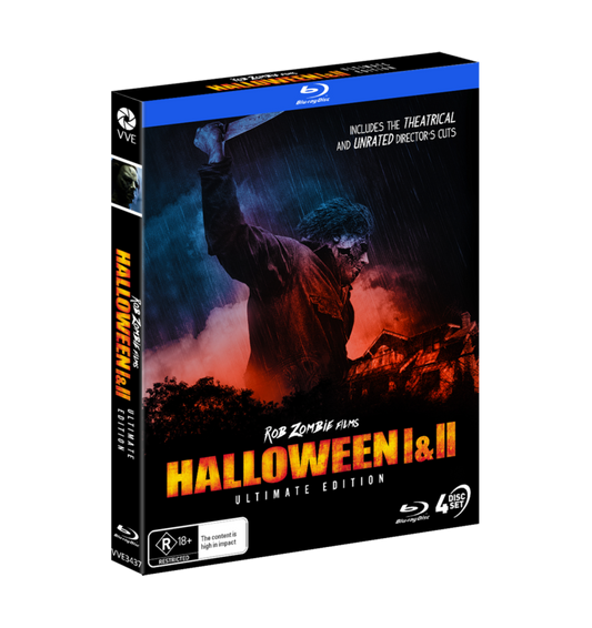 ROB ZOMBIE'S HALLOWEEN 1 & 2 ULTIMATE EDITION - BLU RAY