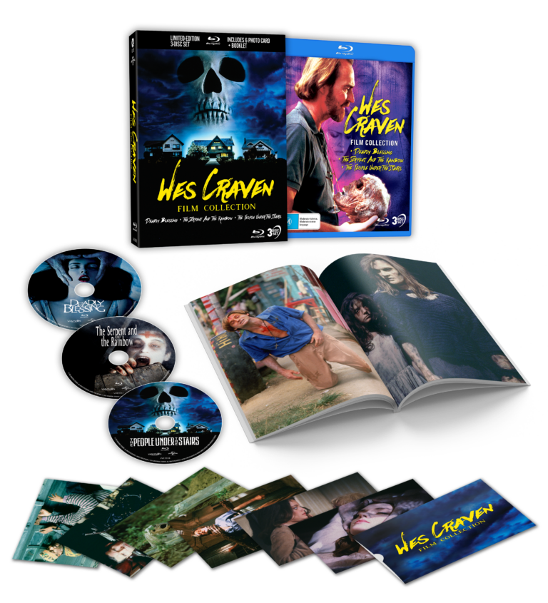 Wes Craven Film Collection – Limited Edition 3D Lenticular Hardcase + Booklet + Art Cards