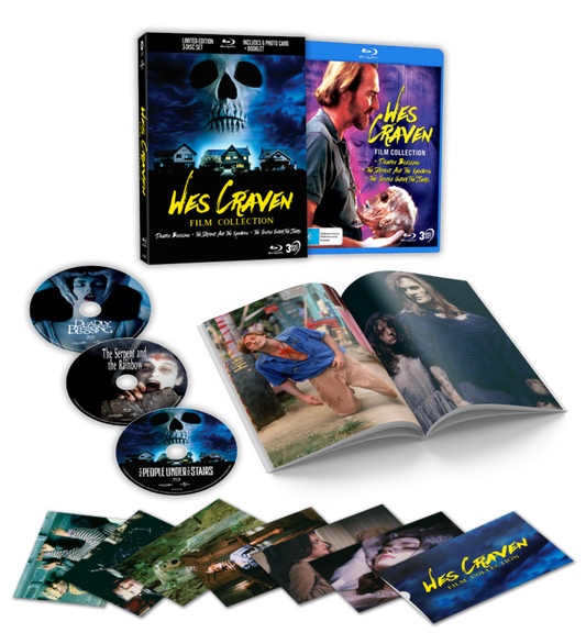 Wes Craven Film Collection – Limited Edition 3D Lenticular Hardcase + Booklet + Art Cards