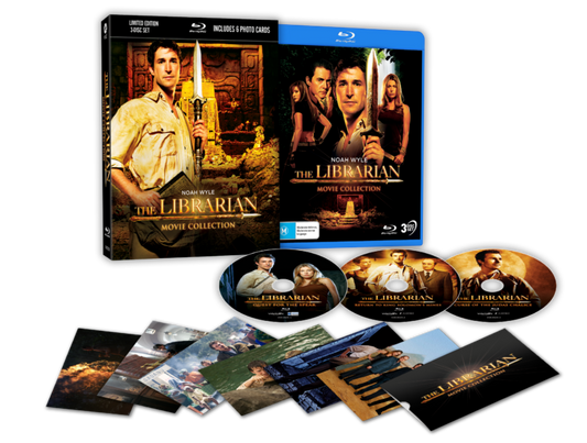 The Librarian: Movie Collection (2004 – 2008) – Limited Edition 3D Lenticular Hardcase + Art Cards