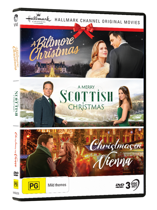 Hallmark Christmas Collection #38 ( A Biltmore Christmas / A Merry Scottish Christmas / Christmas in Vienna) – DVD