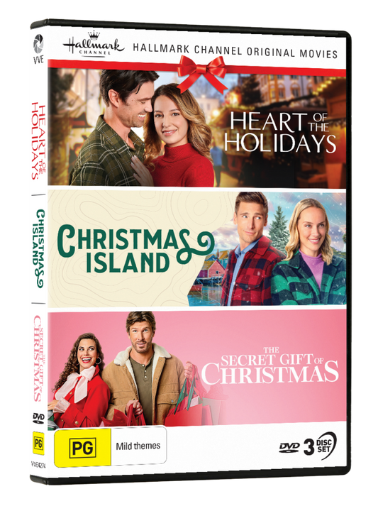 Hallmark Christmas Collection #40 (Heart of the Holidays / Christmas Island / The Secret Gift of Christmas) – DVD