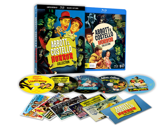 Abbott and Costello Horror Collection (1948 – 1955) – Limited Edition 3D Lenticular Hardcase + Art Cards