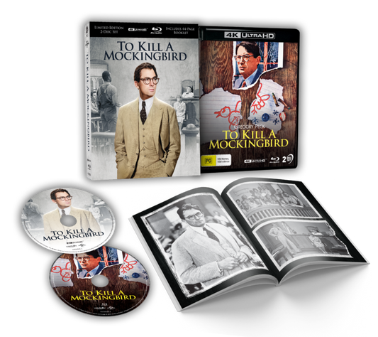 To Kill A Mockingbird (1962) – 4K UHD + Blu-ray Limited Edition 3D Lenticular Hardcase + Booklet