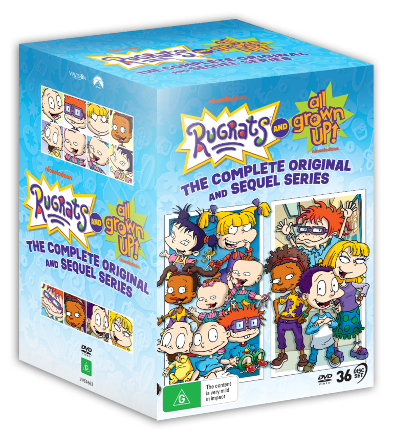 Rugrats: The Complete Original Series + All Grown Up: The Complete Series – DVD